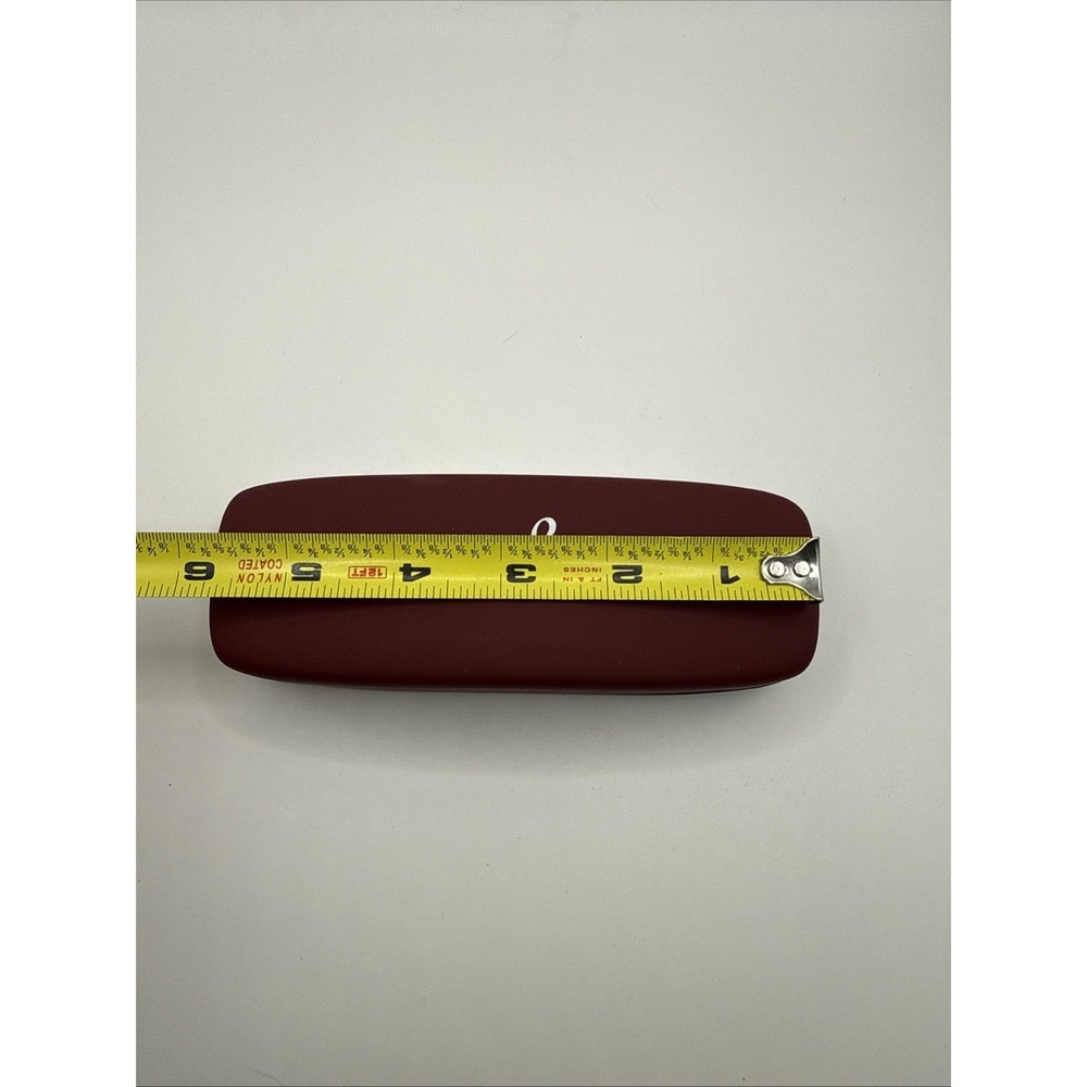 Ray-Ban Case Hard Clam Shell Snap Shut Eye Glass Sunglasses Case Barn Maroon - Picture 5 of 7
